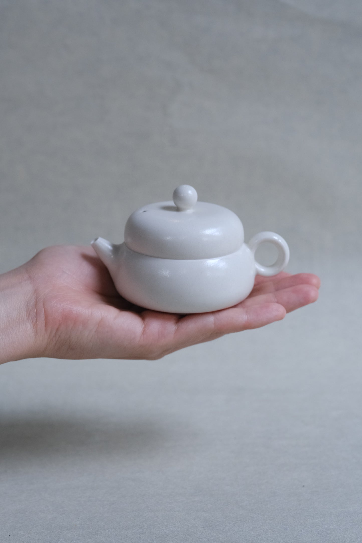 日光nalbit・瓷土小茶壺/霧白<多件>