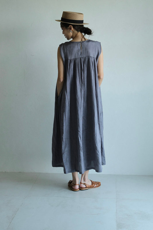 唐新雅 Xinya Tang - 寬肩流動洋裝(4 colors)