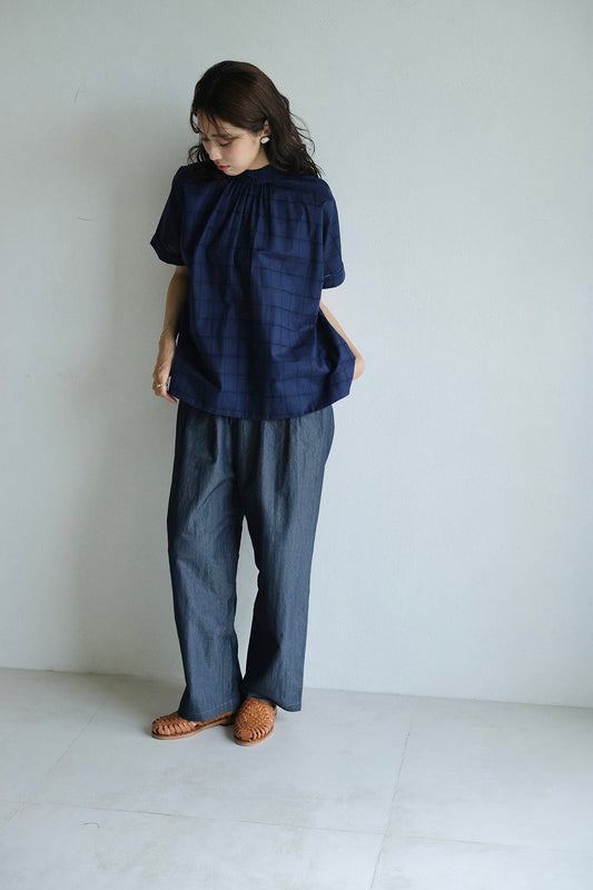 唐新雅 Xinya Tang - 絲巾領連袖上衣(3 colors)