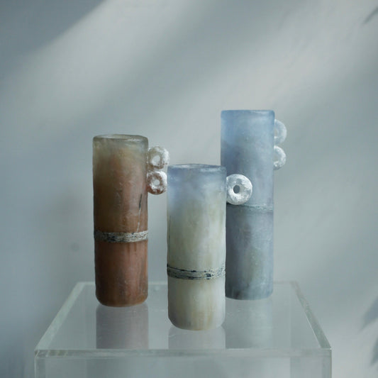 佐藤幸惠 鑄造玻璃花器