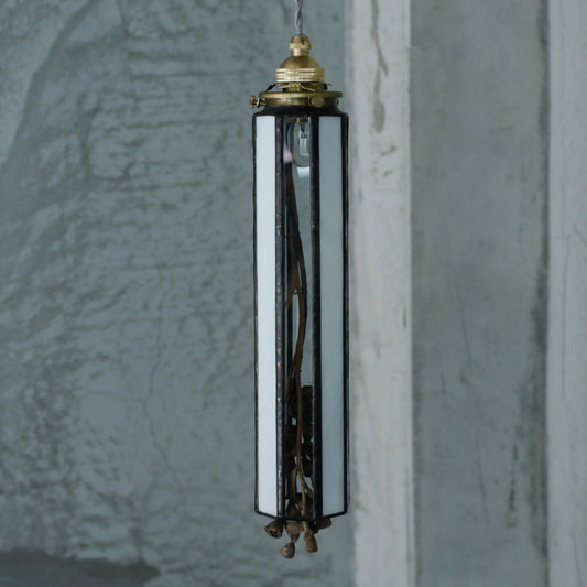 真真鑲嵌玻璃研究所 八角長型吊燈