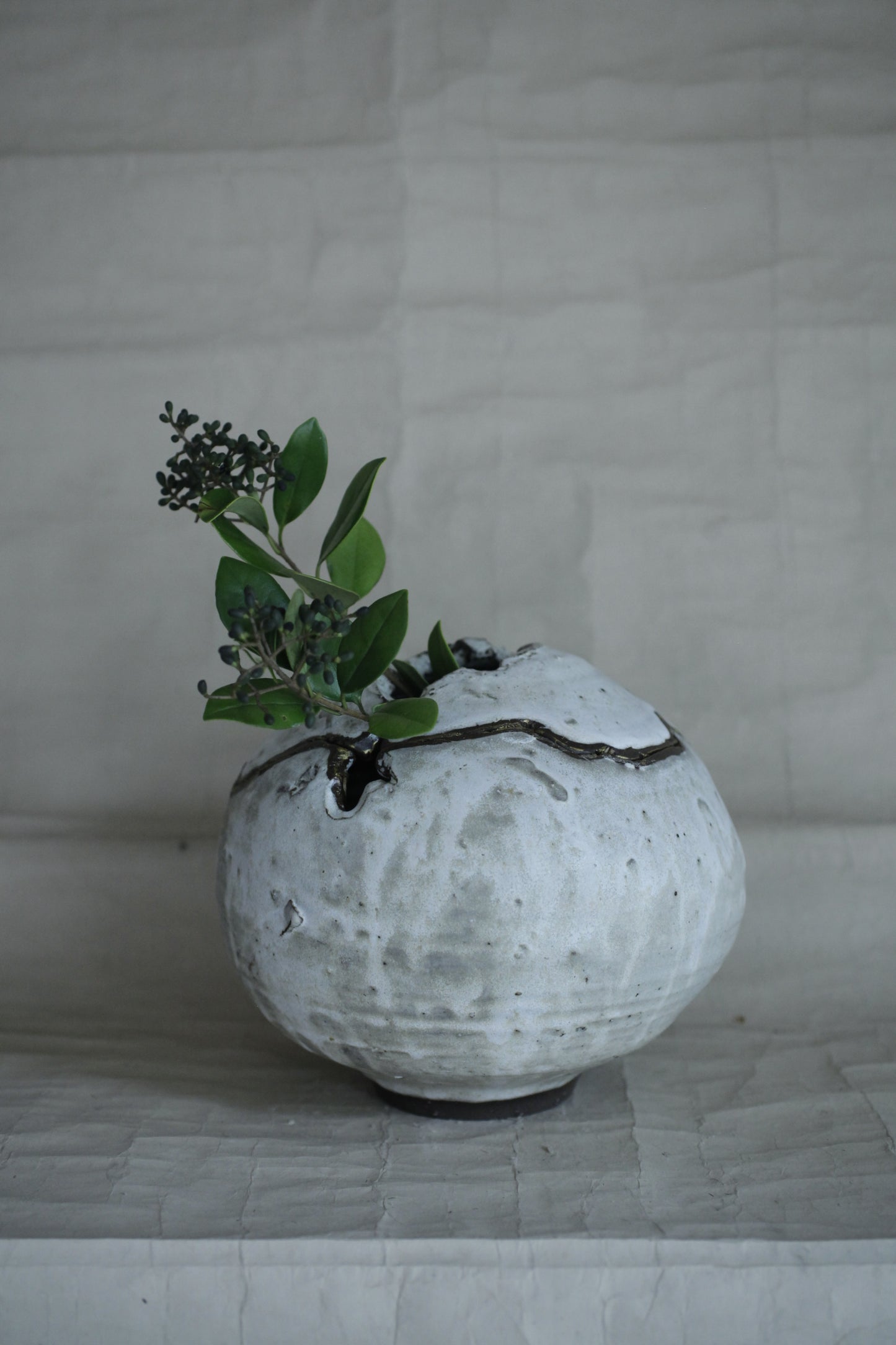 望氣 末雪釉組件式花器(J)