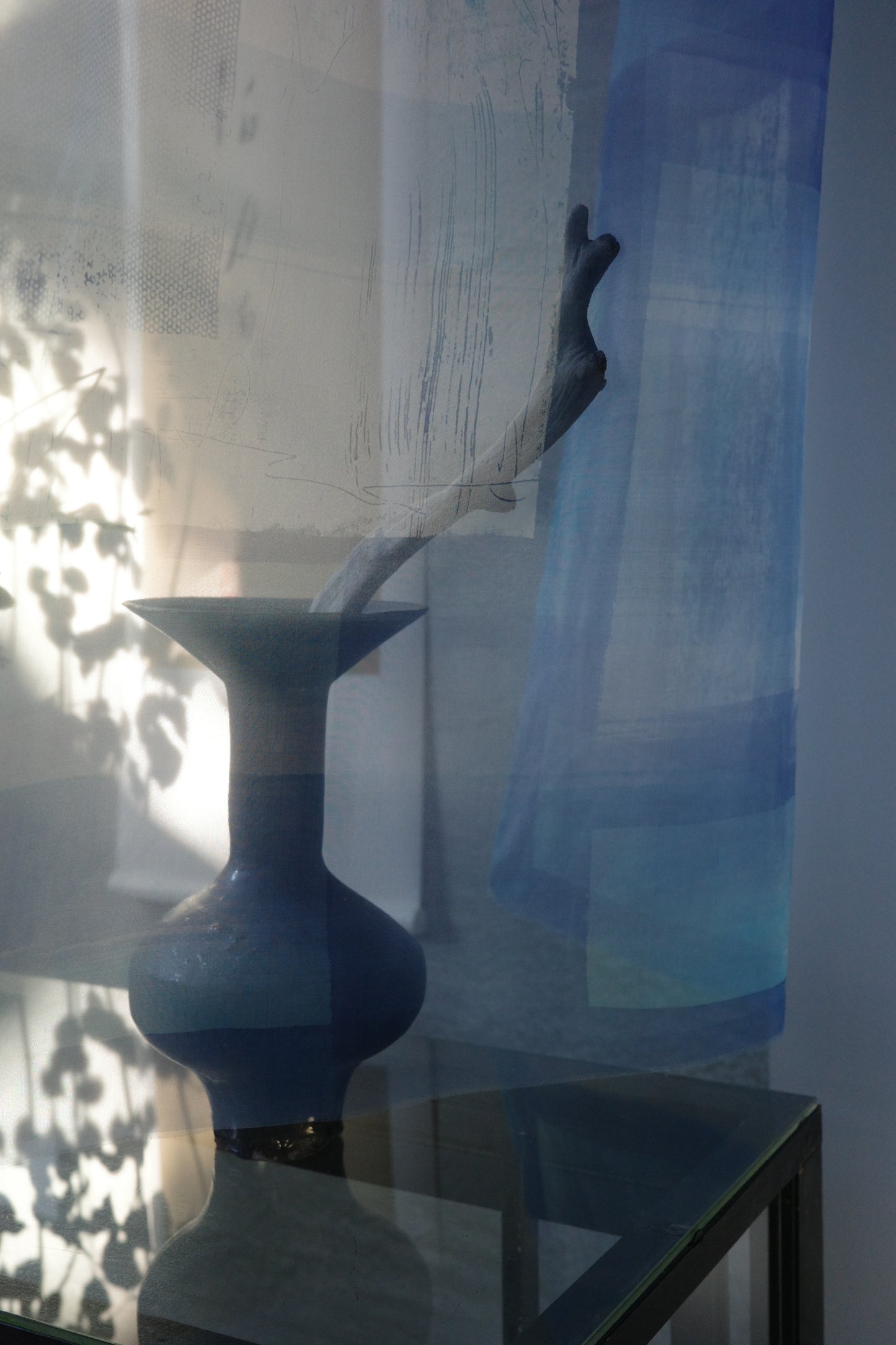 望氣 銀黑釉花器(X)