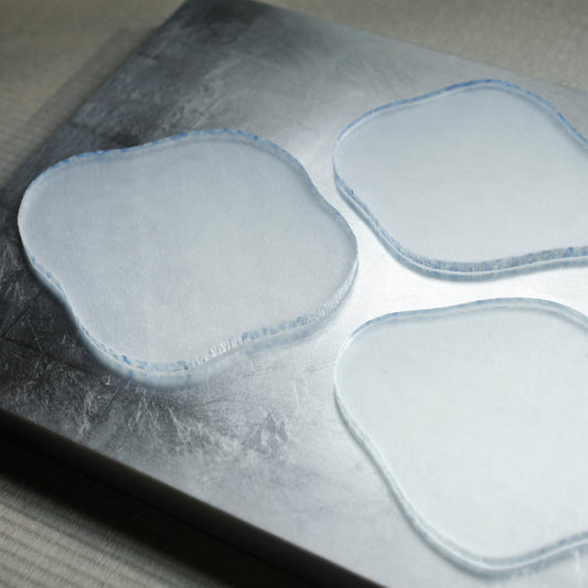 佐藤幸惠 鑄造玻璃平皿-雲朵