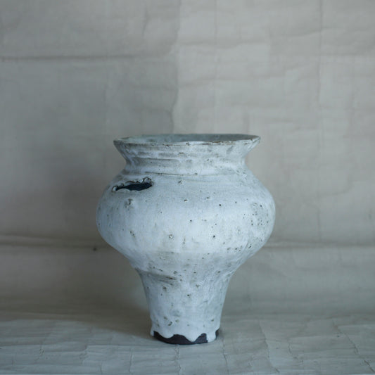 望氣 末雪釉花器(E)