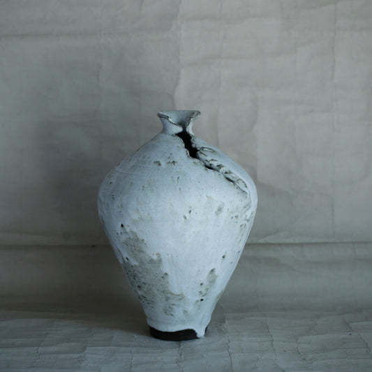 望氣 末雪釉花器(F)