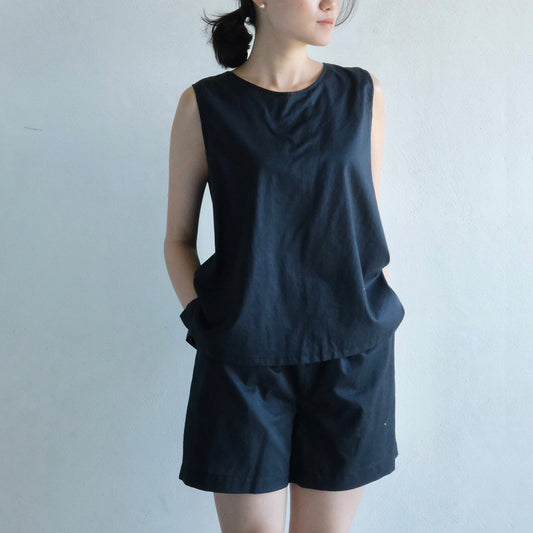 唐新雅 Xinya Tang - 夏季清透條紋套裝(藍)