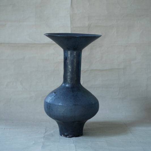 望氣 銀黑釉花器(X)