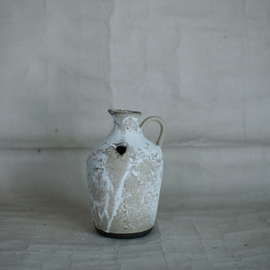 望氣 杏白釉小酒瓶花器(QB_C)