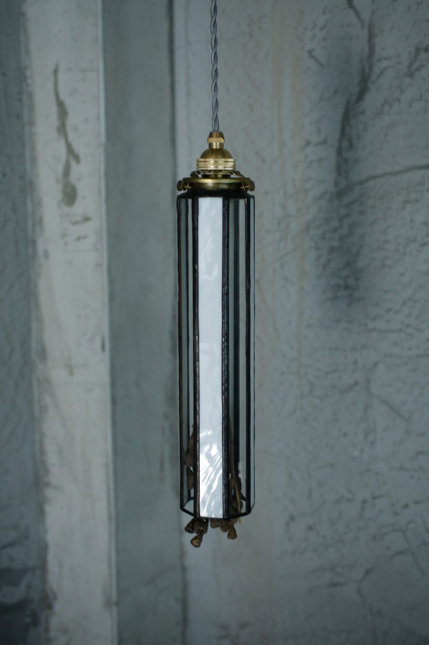 真真鑲嵌玻璃研究所 八角長型吊燈