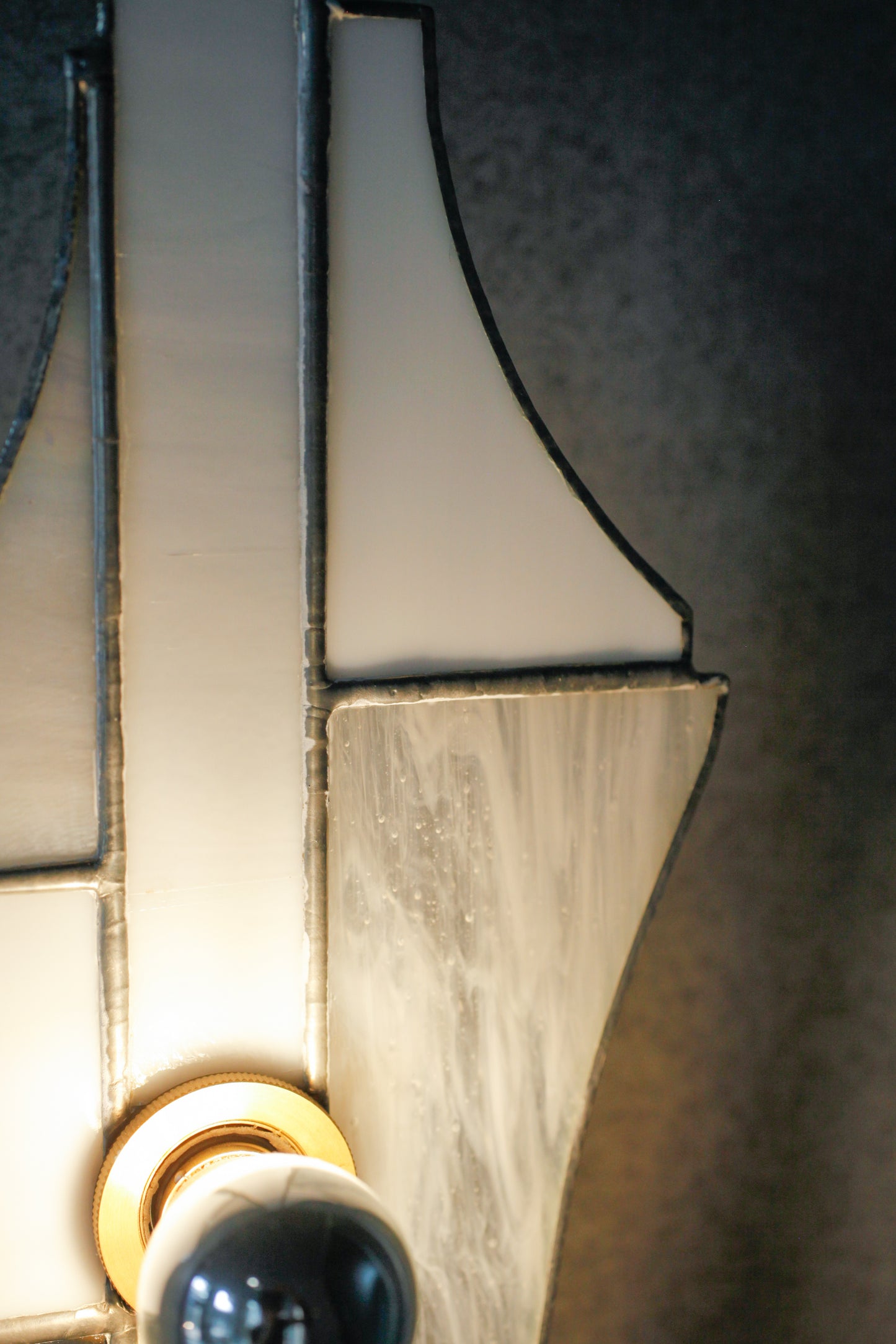 真真鑲嵌玻璃研究所 泊・月白限定幾何壁燈