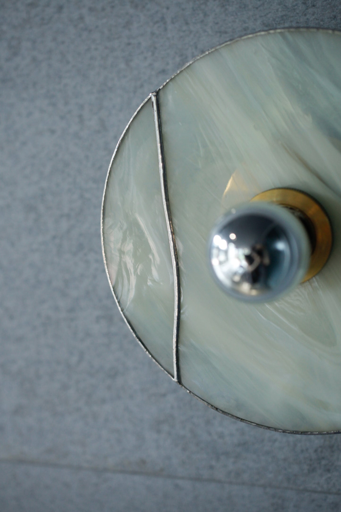 真真鑲嵌玻璃研究所 金繼圓盤鑲嵌玻璃壁燈