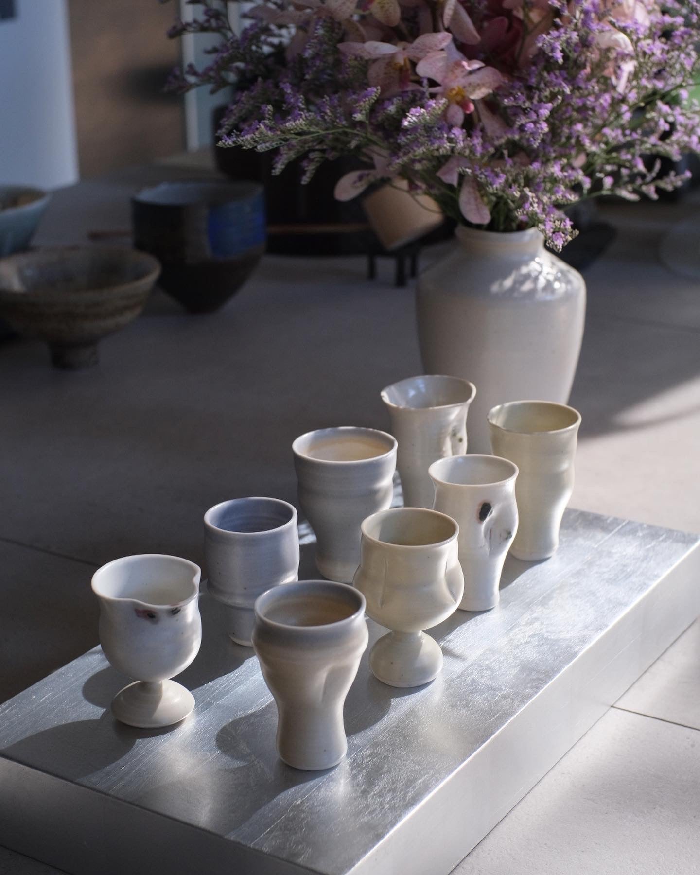 楊育睿 蘭・らん 瓷土瓣形茶杯(無斑) 6-10