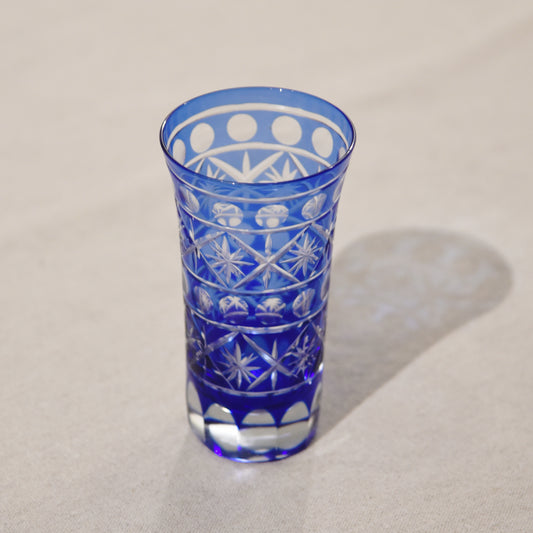 常夏-日本昭和切子老杯(幾何)