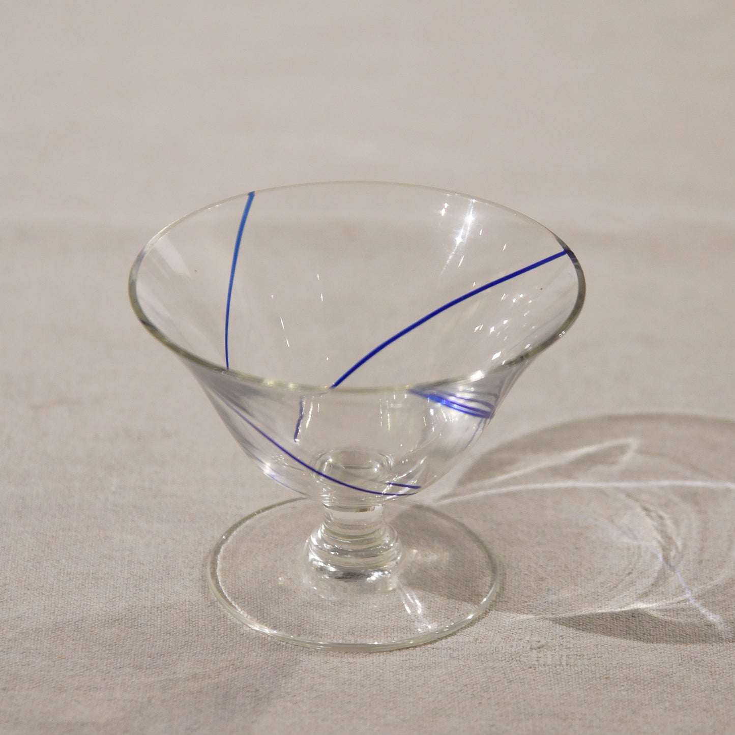 常夏-日本線條老玻璃冰碗