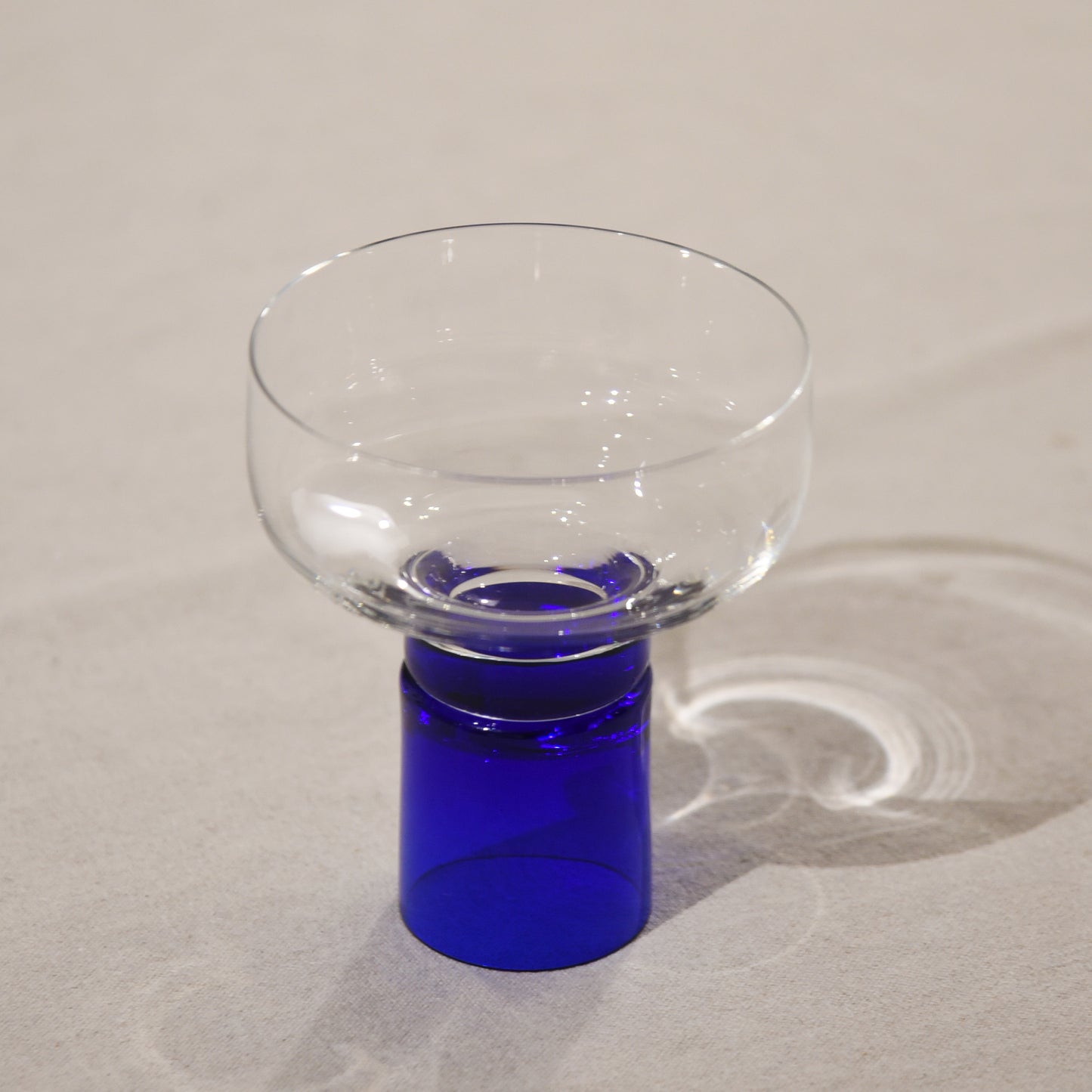 常夏-日本高腳造型水晶玻璃杯(寬口)