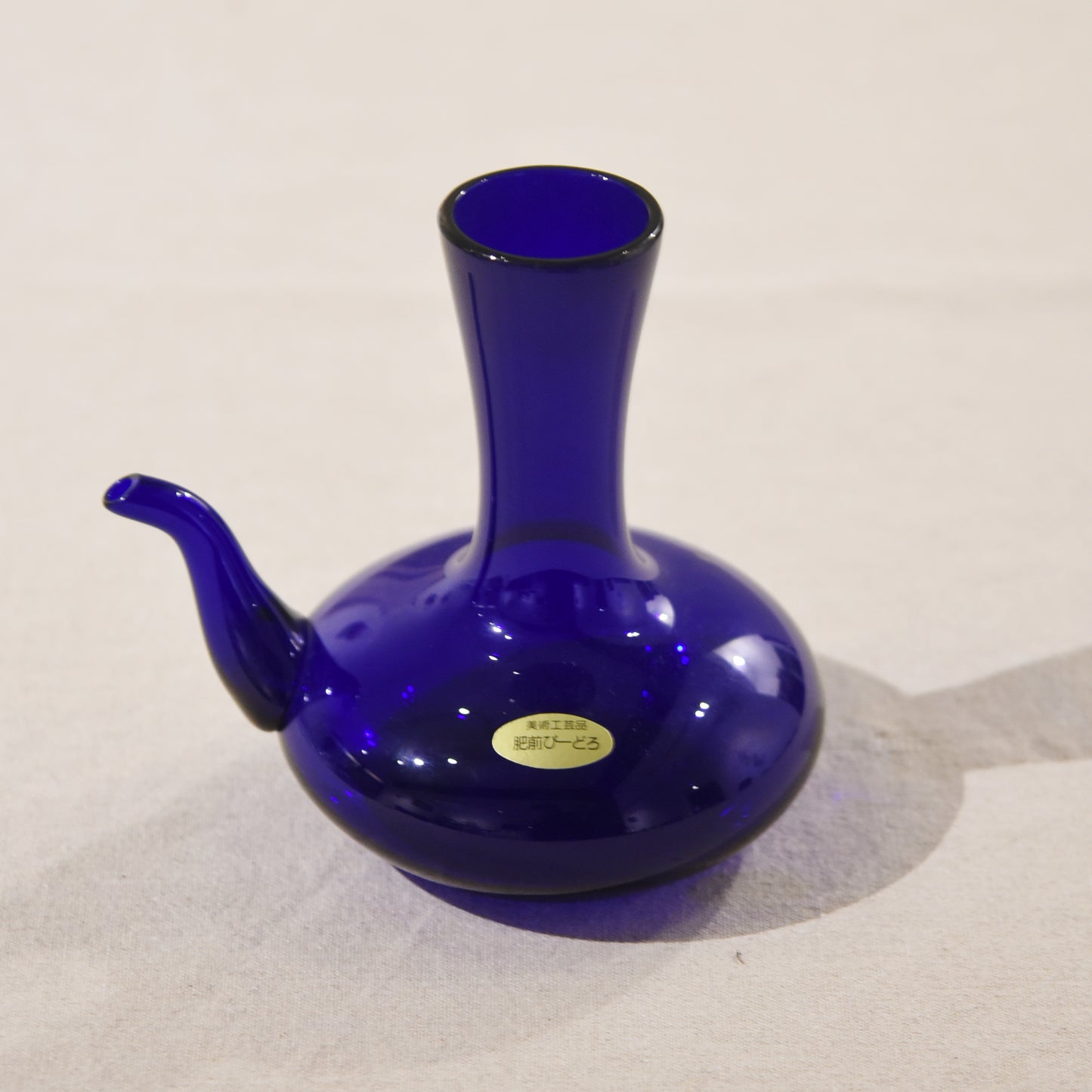 常夏-日本深藍老玻璃酒器