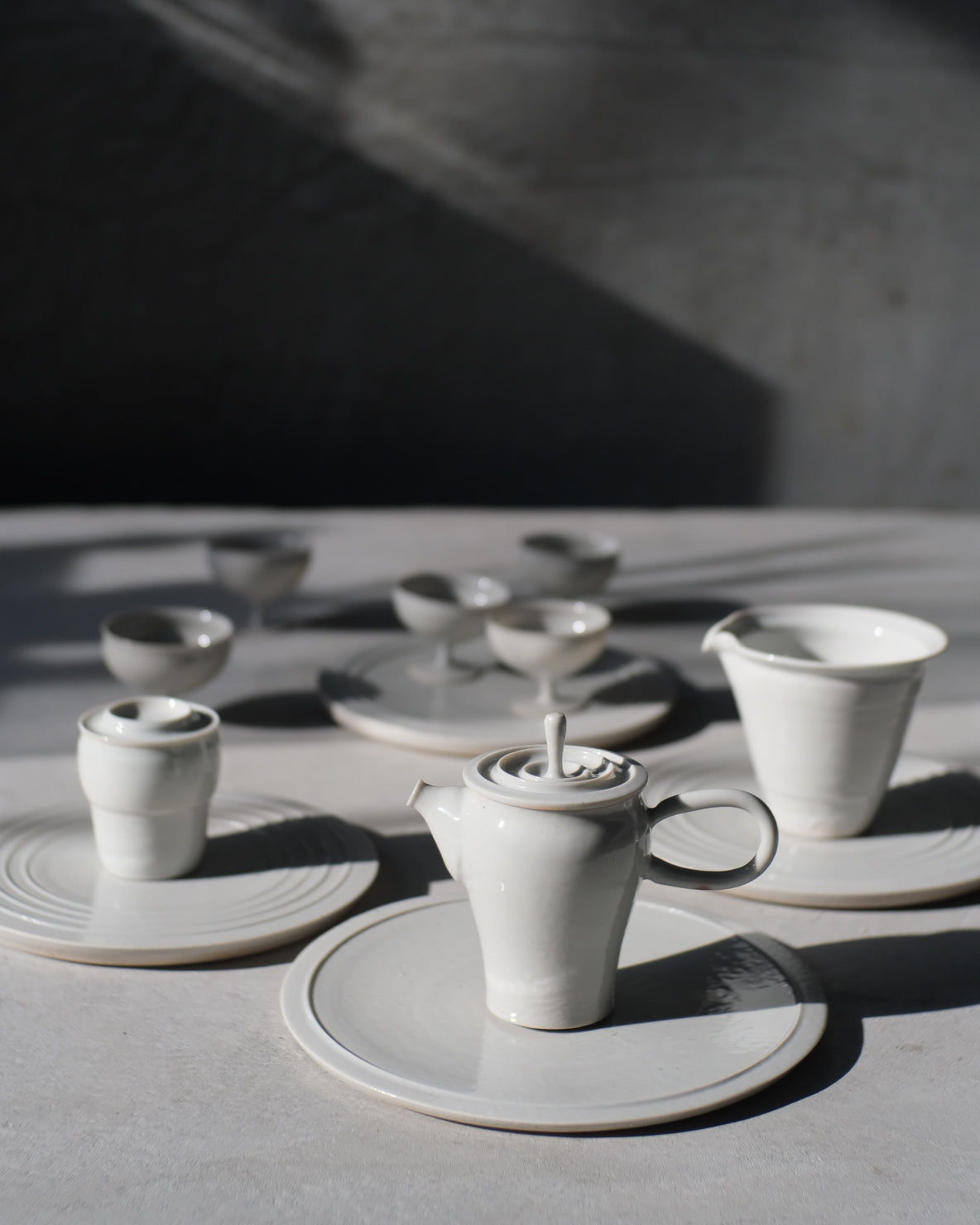 楊育睿 青白瓷茶倉