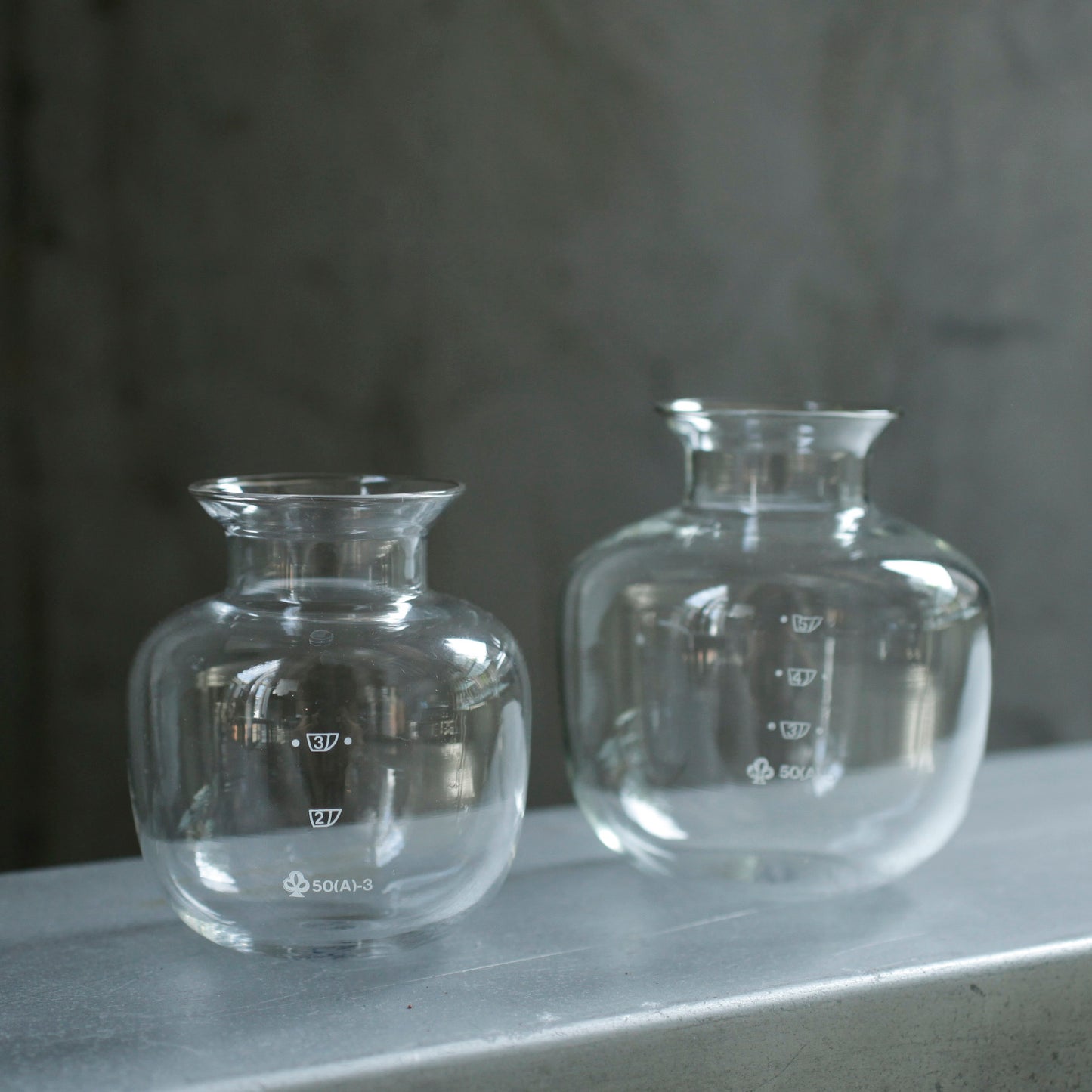 芳華-台灣早期 3人下座耐熱玻璃壺