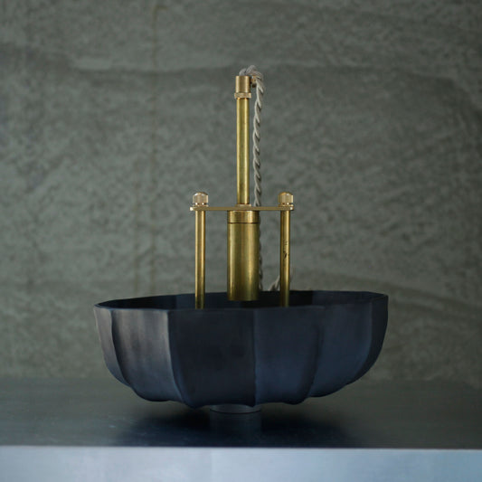 蔡宜芳x伏流物件 骨瓷吊燈(黑)