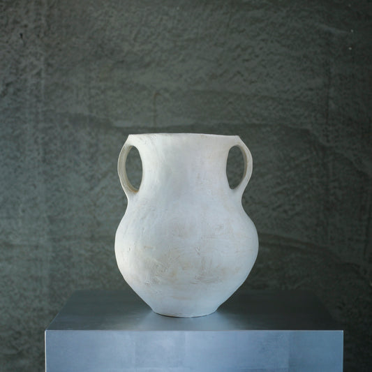 蔡宜芳 瓷土花器(白)