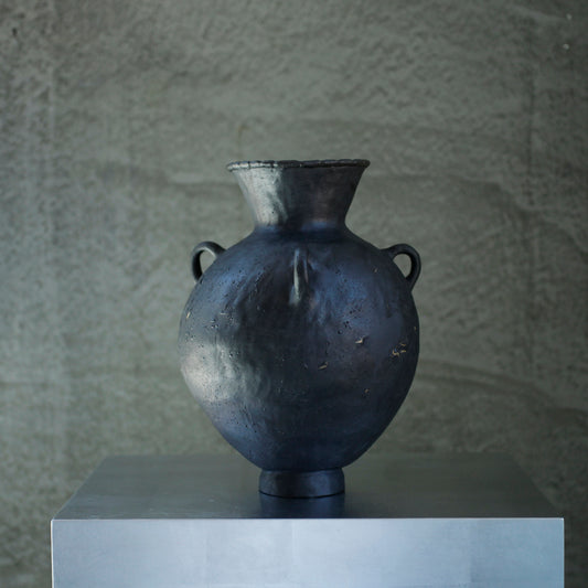 蔡宜芳 瓷土花器(黑)