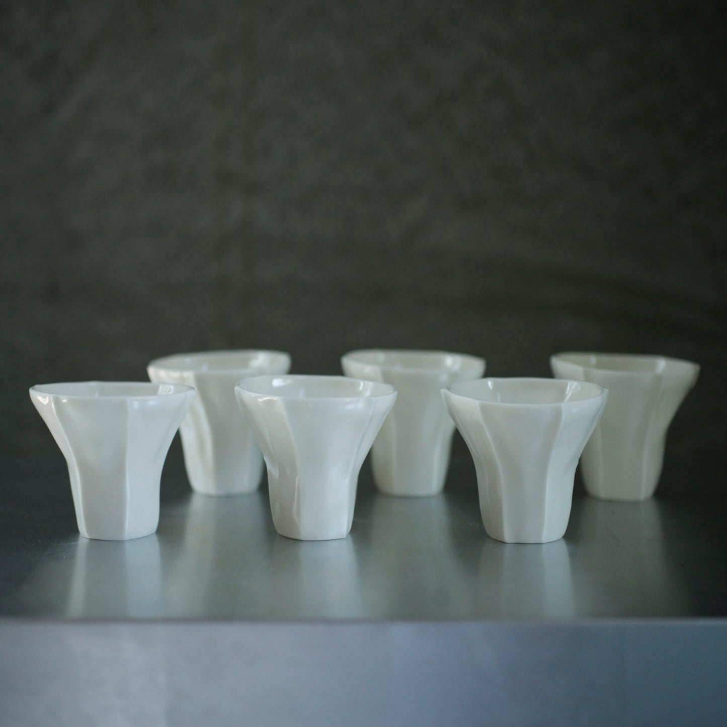 蔡宜芳 瓷土茶杯(白-寬口)