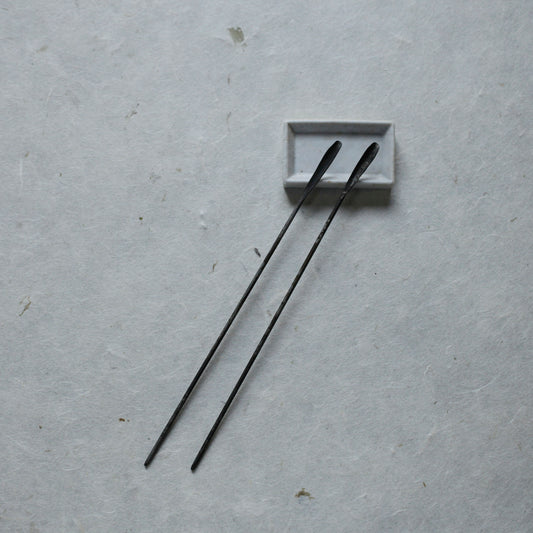 蘇健霖 瓣茶針-褐墨