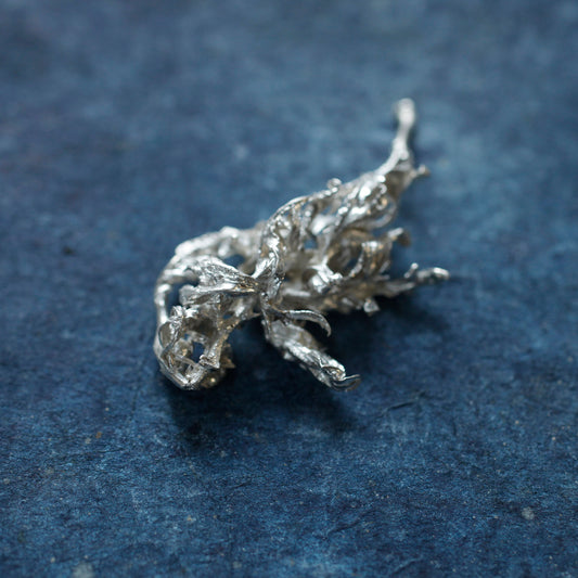 蘇健霖 銀葉純銀匙置 洛可可-蜷