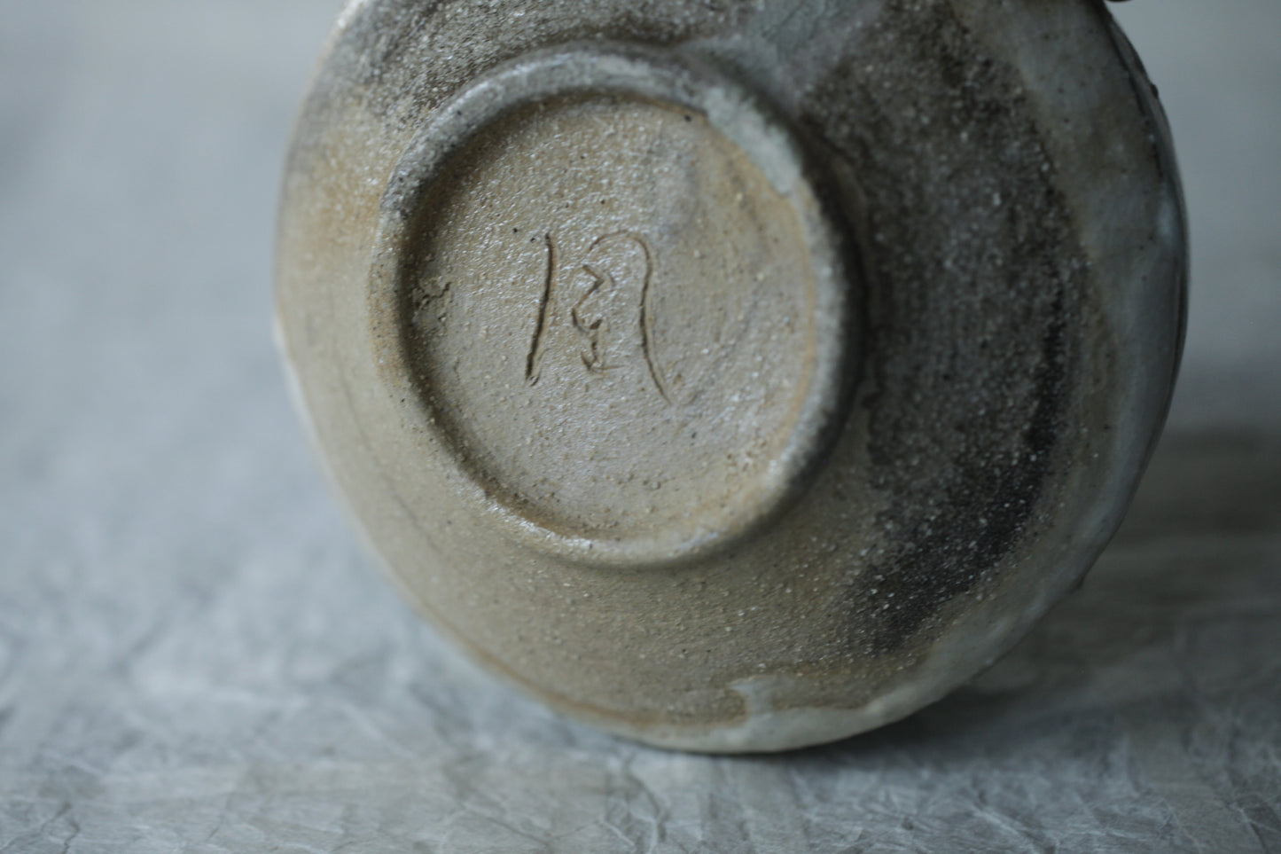 蕭風 柴燒茶碗-融雪之時