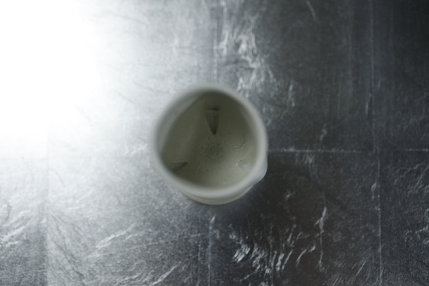 楊育睿 蘭・らん 瓷土瓣形高足茶杯(無斑) 1-3