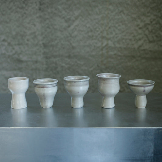 楊育睿 蘭・らん 瓷土唇瓣茶杯(粉) 11-15