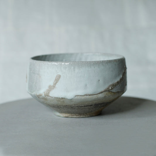 蕭風 柴燒茶碗-融雪之時