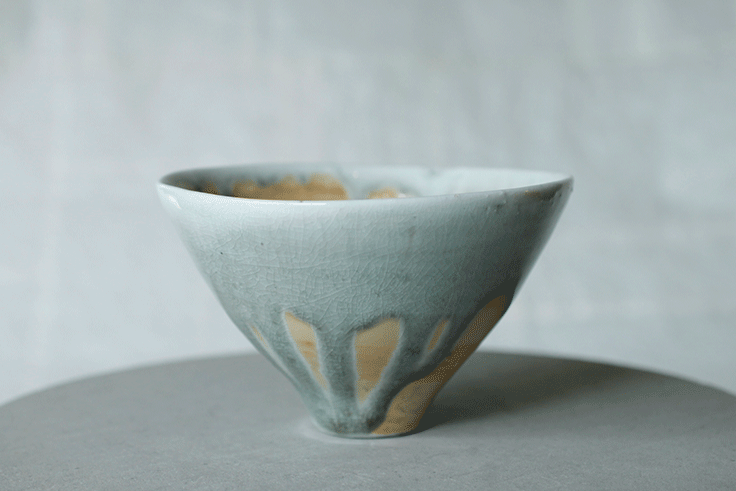 蕭風 柴燒茶碗-凝川