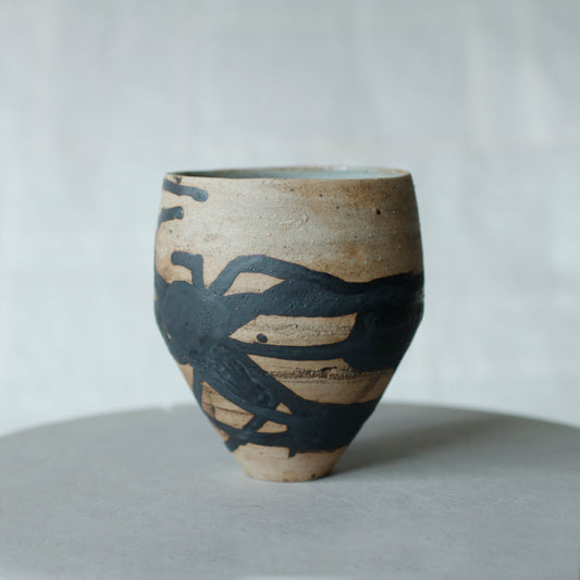 蕭風 茶碗作品-流歲