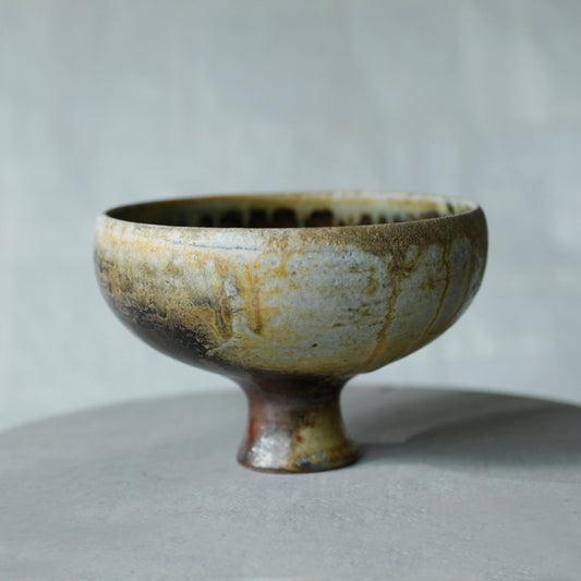 蕭風 柴燒茶碗-浟湙瀲瀲