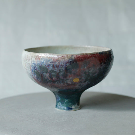 蕭風 柴燒茶碗-春蓊之翳