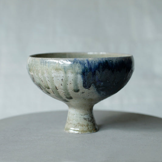 蕭風 柴燒茶碗-沉河