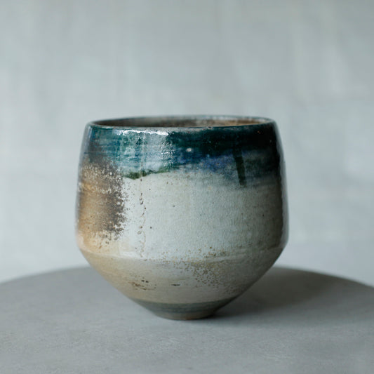 蕭風 柴燒茶碗-湖上風