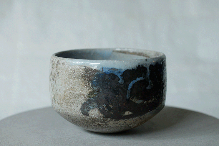 蕭風 柴燒茶碗-融川