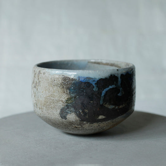 蕭風 柴燒茶碗-融川