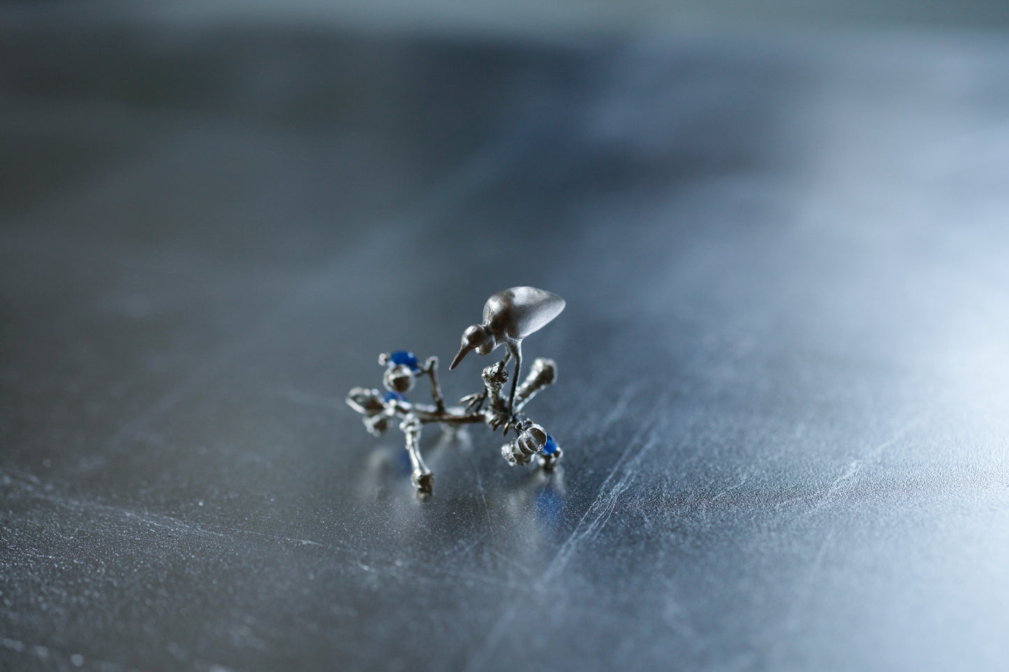 蘇健霖 澈(白鷺鷥) 雕塑 茶針/匙置 - 兩物件組