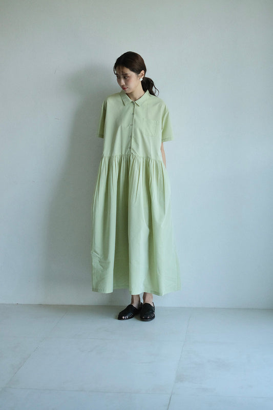 唐新雅 Xinya Tang - 翻領短袖洋裝(3 colors)