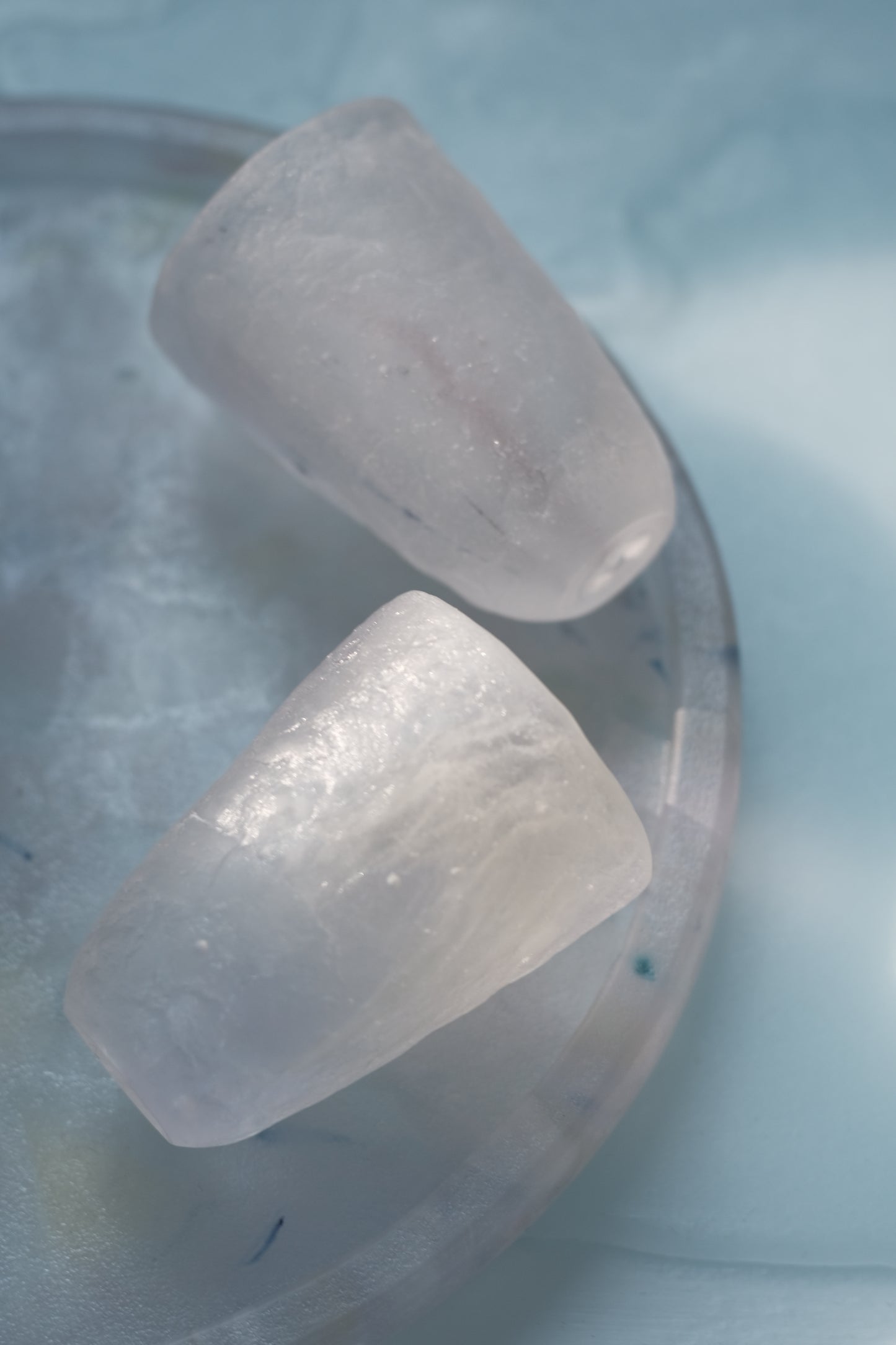 佐藤幸惠 鑄造玻璃茶杯-櫻粉