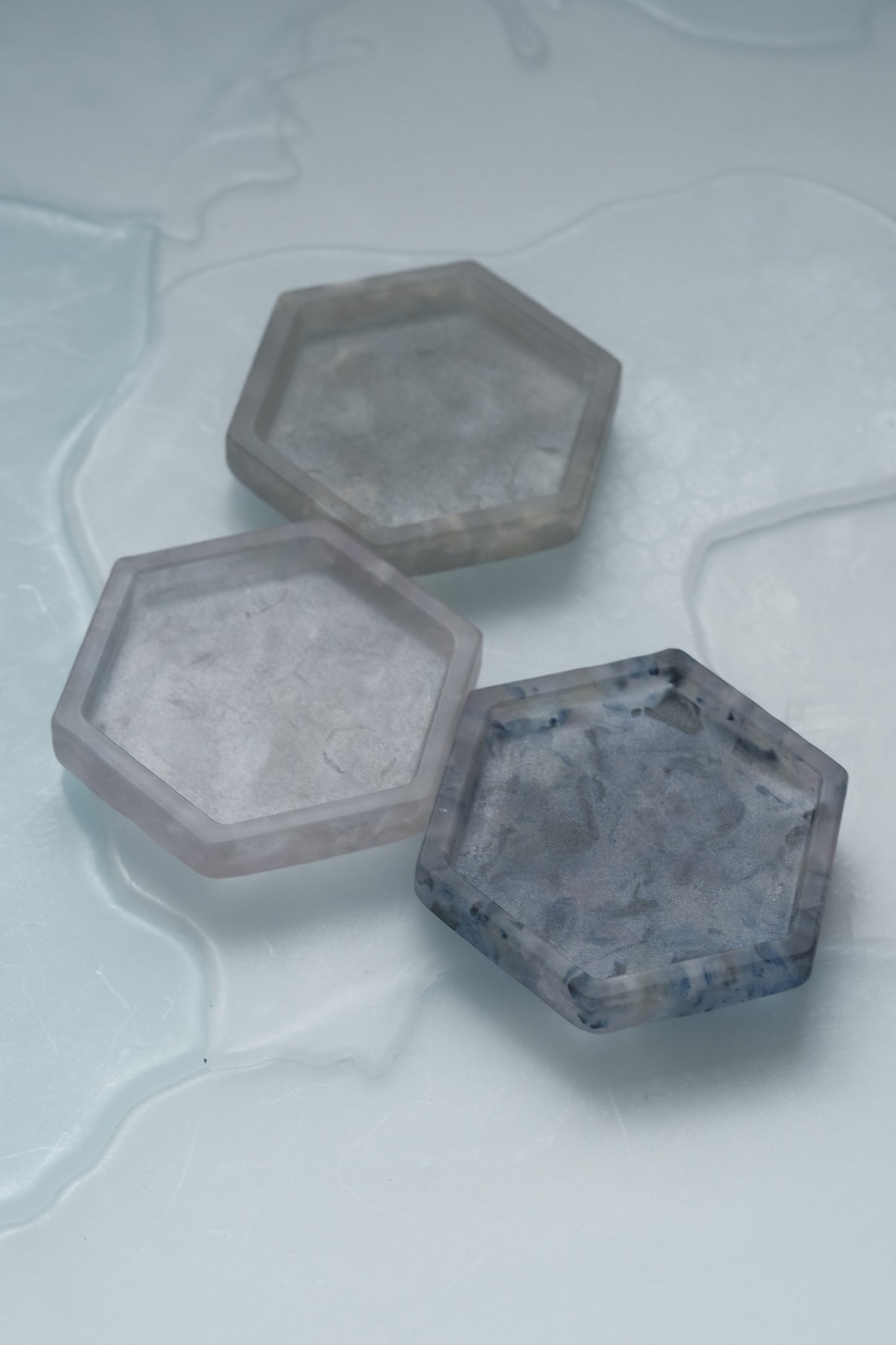 佐藤幸惠 鑄造玻璃六角皿