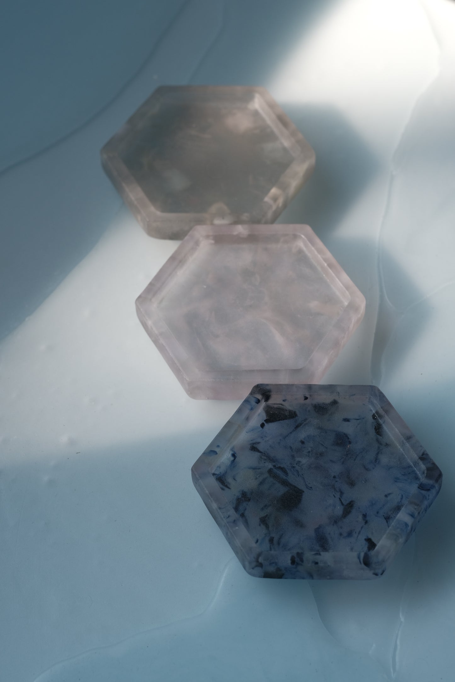 佐藤幸惠 鑄造玻璃六角皿