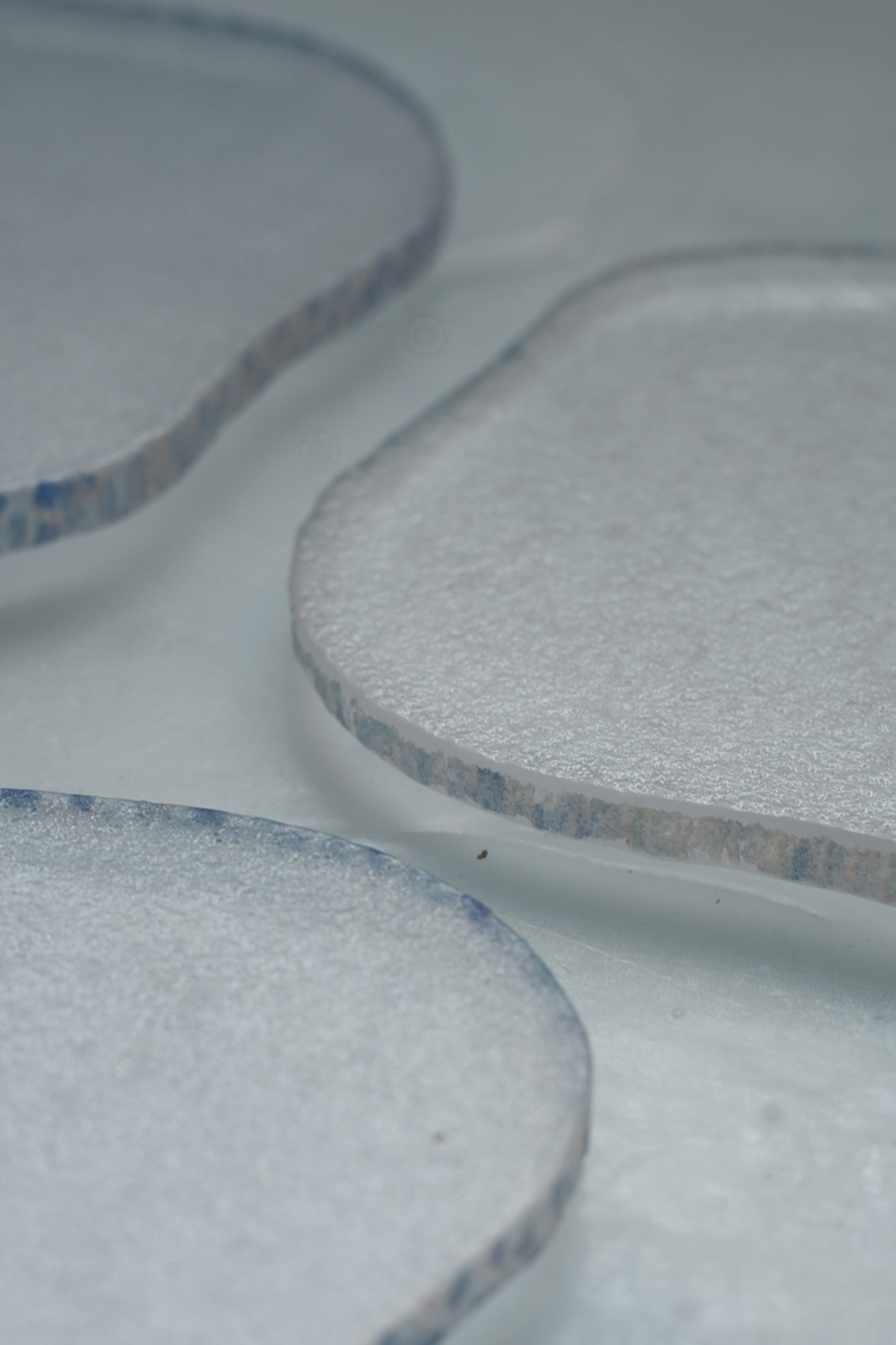 佐藤幸惠 鑄造玻璃平皿-雲朵