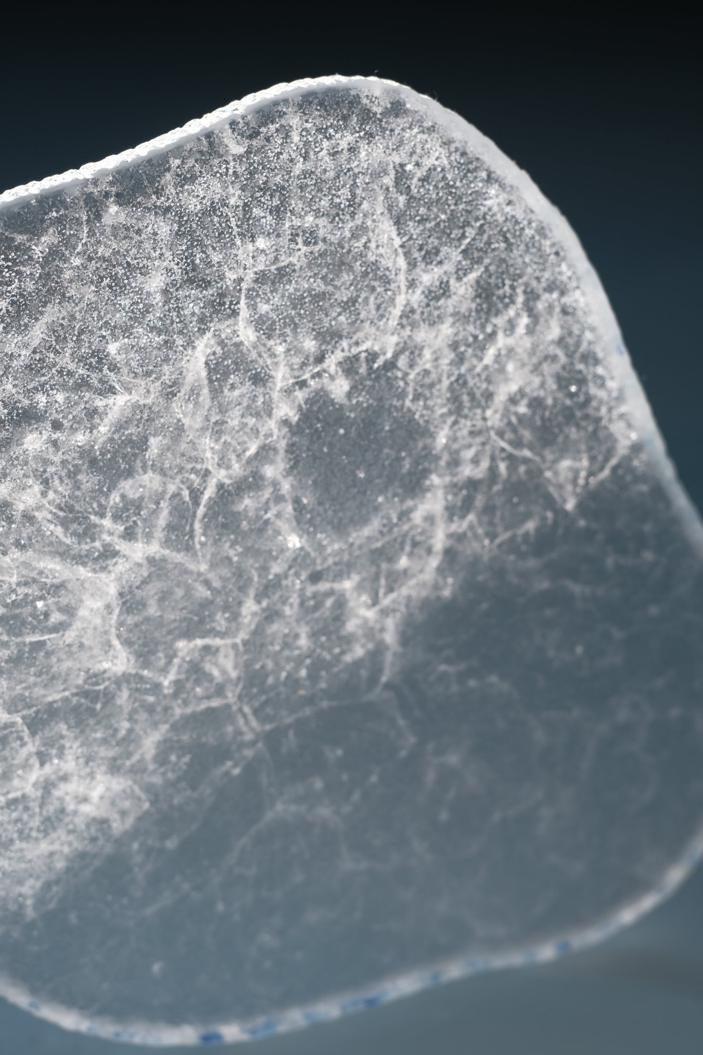 佐藤幸惠 鑄造玻璃平皿-雲朵