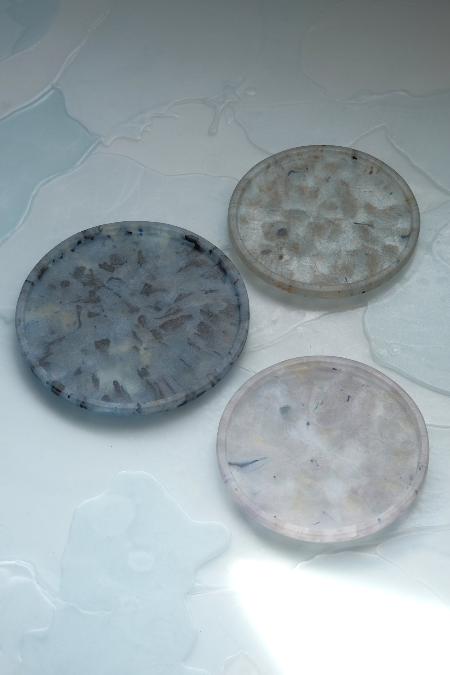 佐藤幸惠 鑄造玻璃丸皿