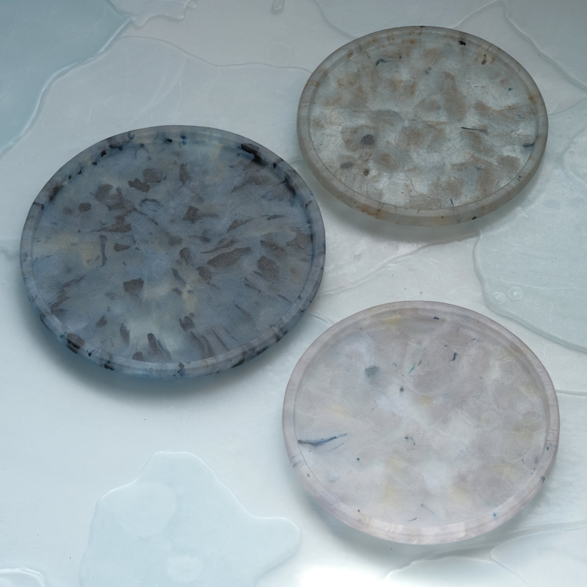 佐藤幸惠 鑄造玻璃丸皿